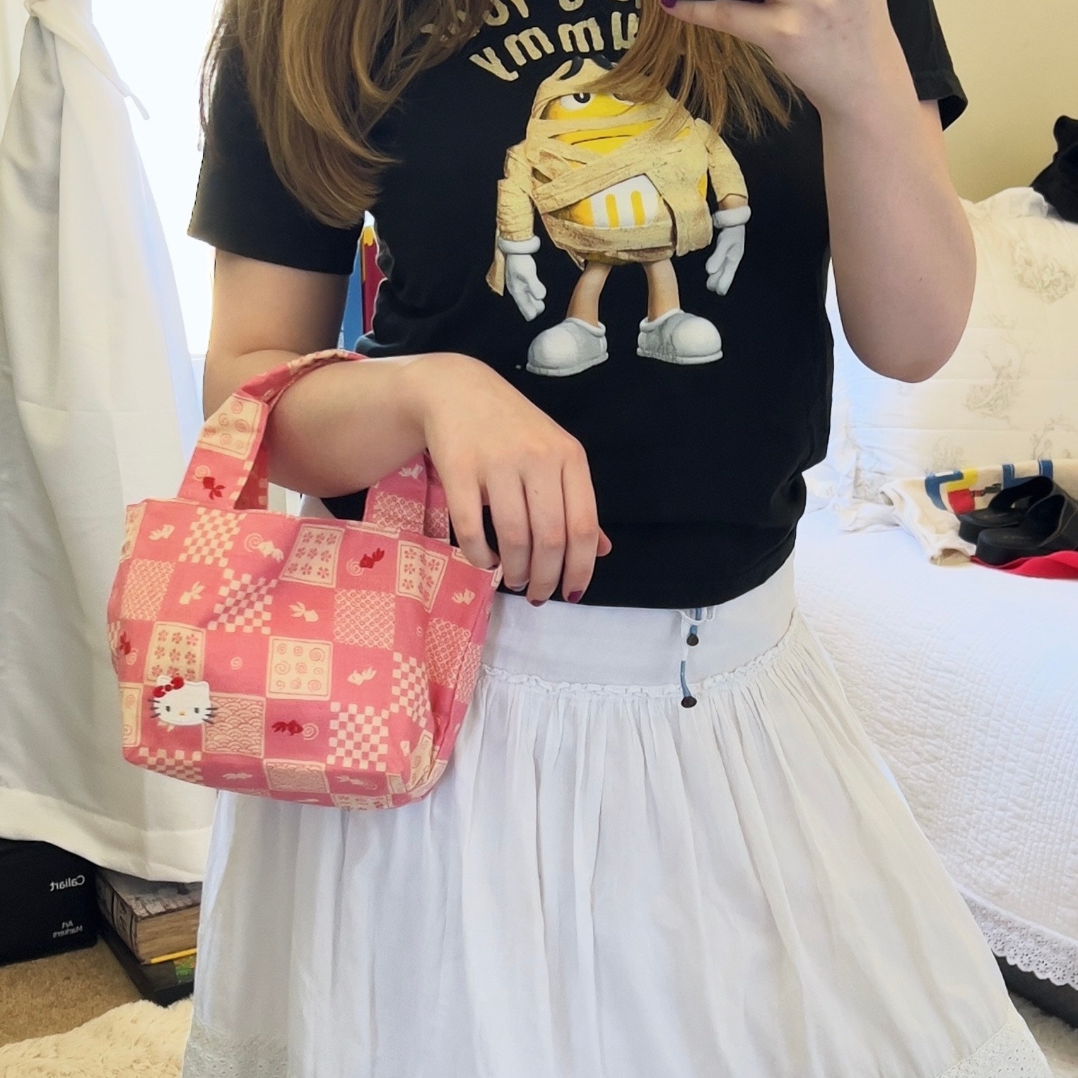 Vintage 2004 Hello Kitty Vivitix Kingyo Goldfish Pink Patchwork Purse Nwt Sanrio — image 7 of 7